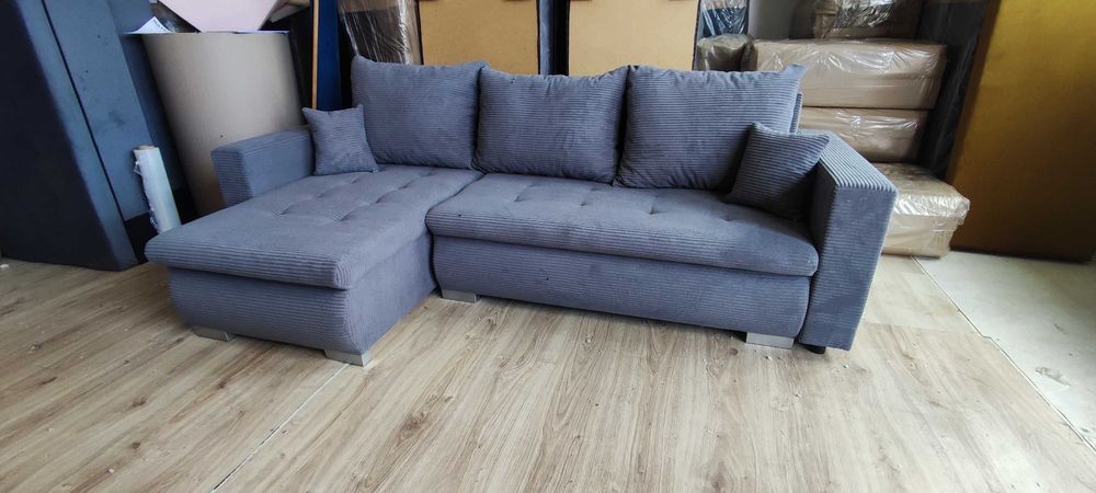 Sofa BRUNO w szarym modnym kolorze. Szybkie terminy