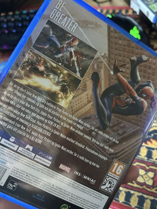 Spiderman ps4 gra