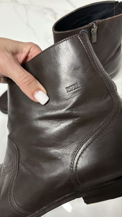 Чоловічі чоботи Hugo Boss,туфлі