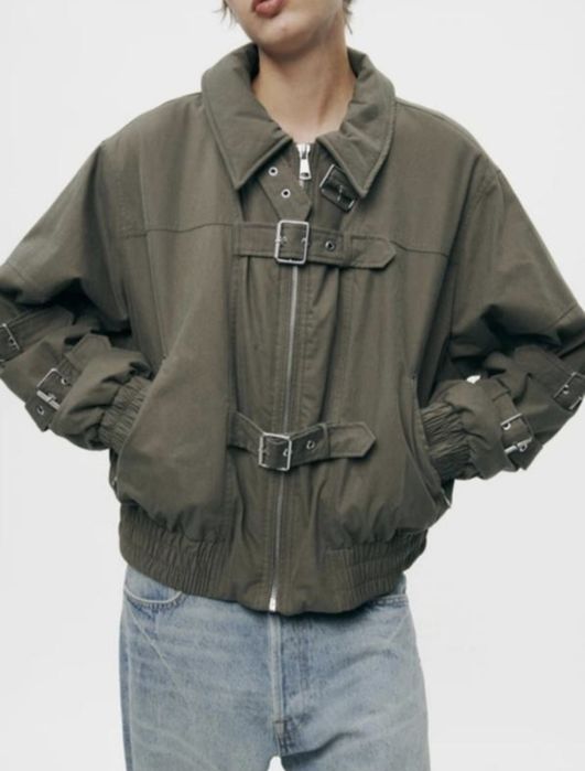 Куртка бомбер оверсайз Zara