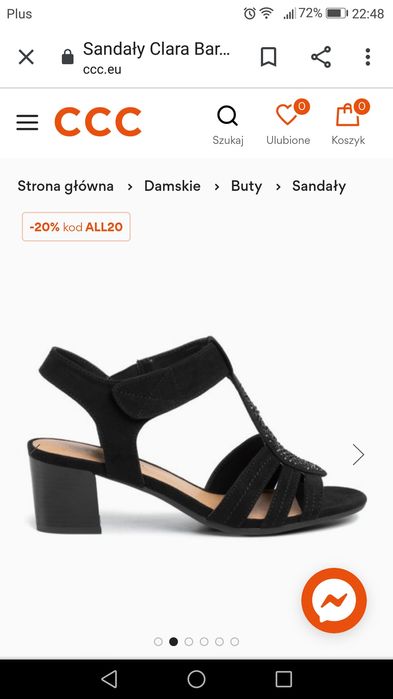 Sandaly na obcasie, eleganckie