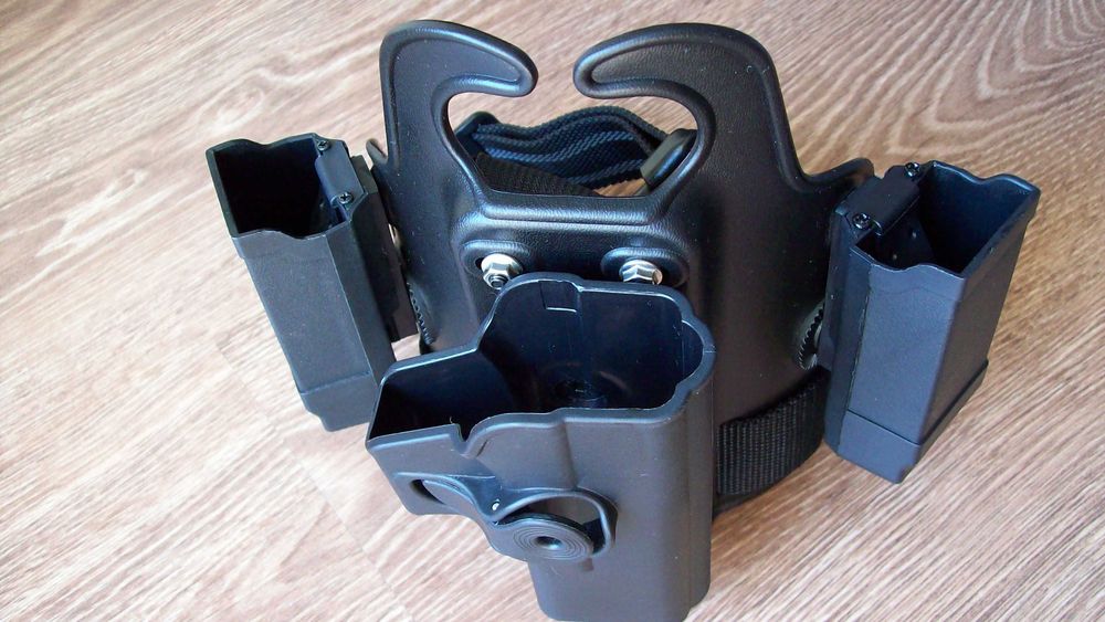 Taktyczna platforma udowa na Glock 17, 19 i akcesoria IMI Defense