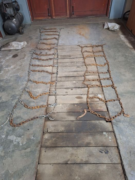 Łańcuchy 4x4 koparko ładowarka, traktor, ciągnik