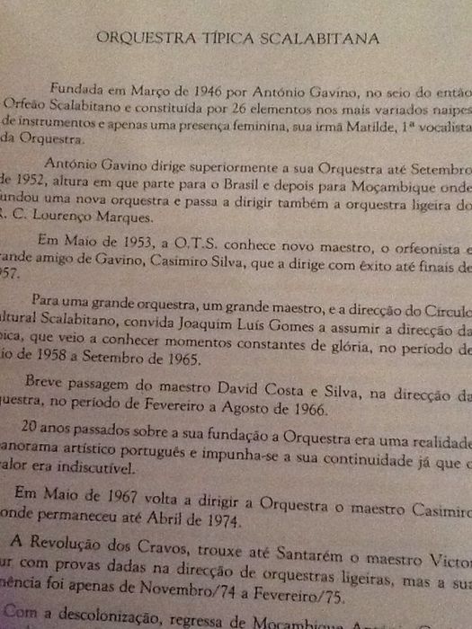 Orquesta tipica Scalabitana 50 * Aniversario -Março 1996 -