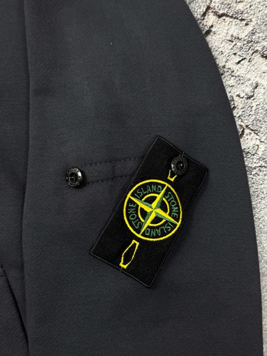 Зіп-худі Stone Island ANTHRACITE зип худи Стон Айленд антрацит кофта
