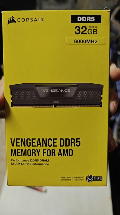 32 GB de memória RAM Corsair 6000MHz