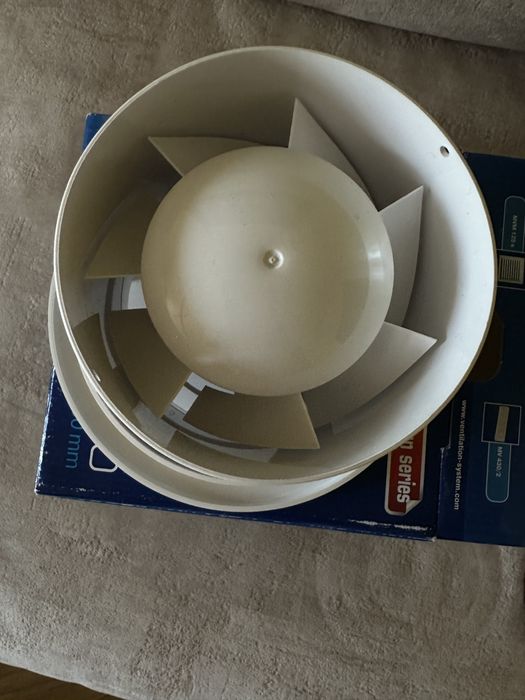 Витяжний вентилятор Вентс РО 100 круглий білий