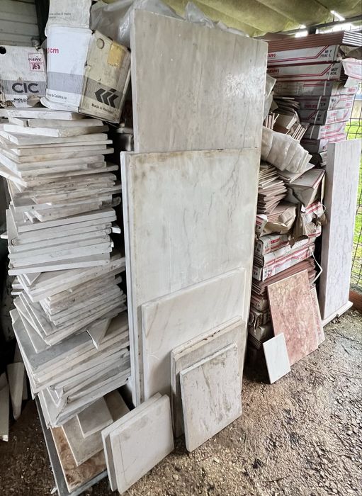 Lote azulejos-ceramica, marmure.