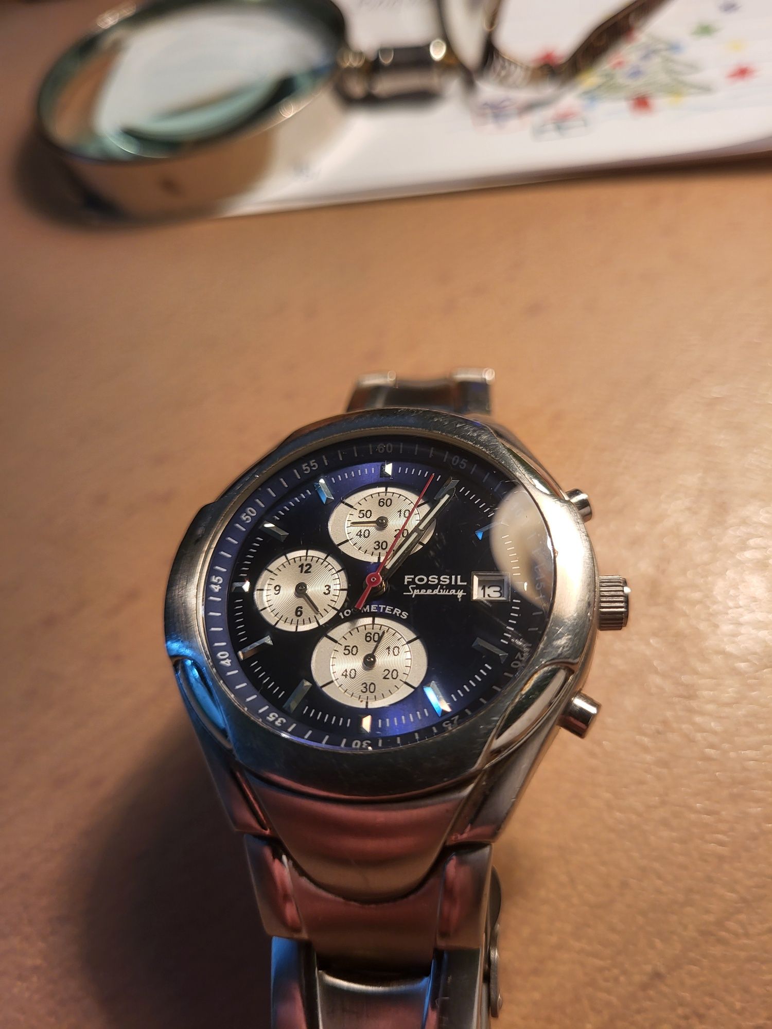 Fossil blue speedway hotsell