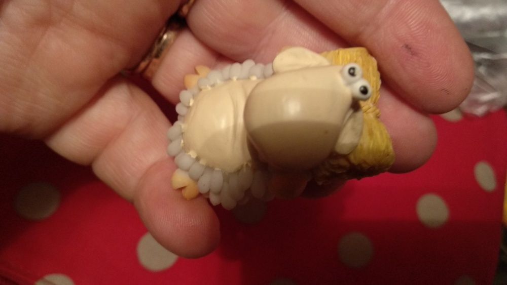 настольная статуэтка декор фигурка овечка баран овца барашек керамика