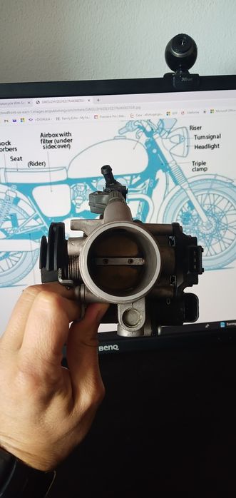 Corpo de injeção BMW F650