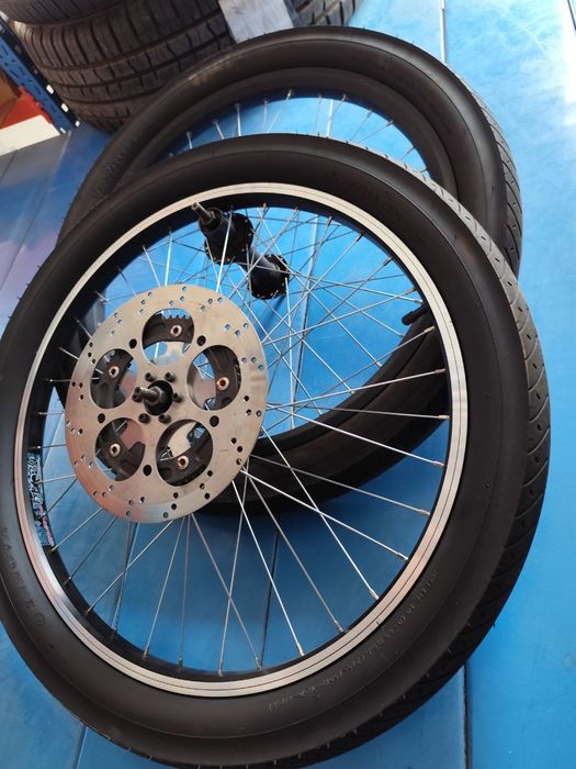 Сєт комплект коліс 24 х 3.0 резина обод електробайк