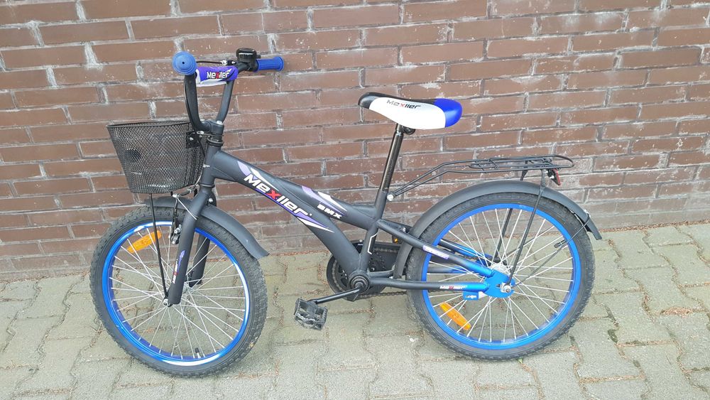 rower niebieski Mexxler BMX