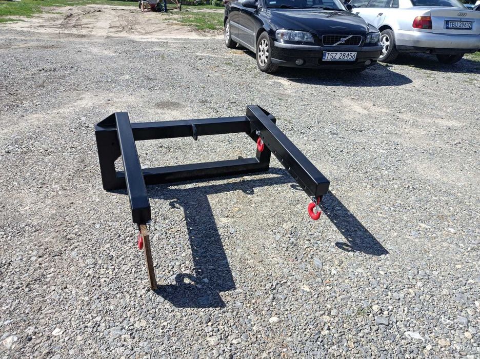Transporter  do big bagów podnośnik ładowacz przenośnik czerpak chwytak zawiesie uchwyt do worków
