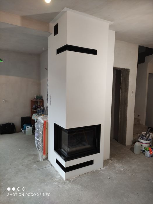 Kominek narożny Simple, eko, 10 lat gwarancji