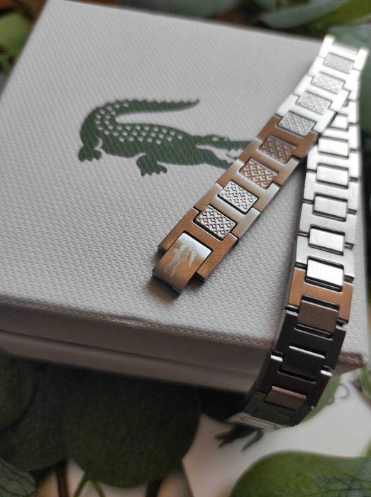 Браслет Lacoste / срібний браслет lacoste / браслет лакоста