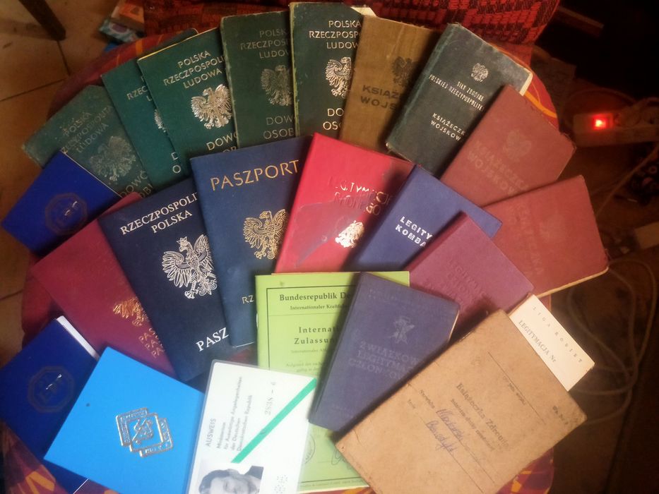 Stare dokumenty PRL vintage retro