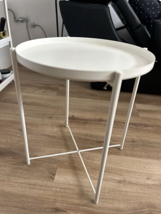Mesa-tabuleiro IKEA, branco, 45x53 cm