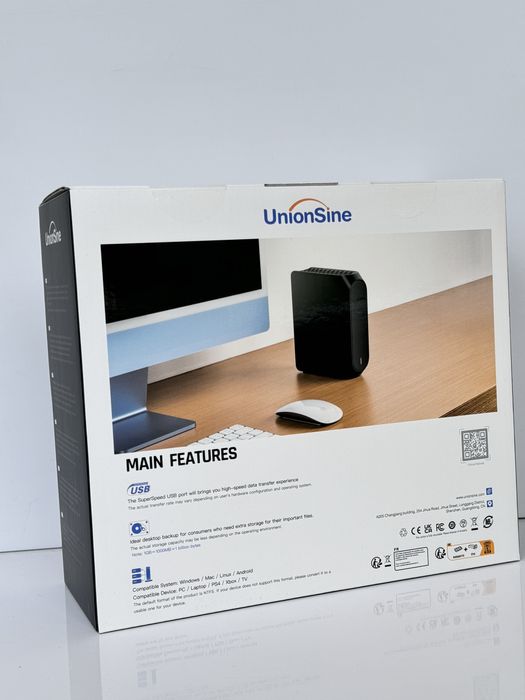 Зовнішній жосткий диск Накопичувач UnionSine 10 ТБ HD3510