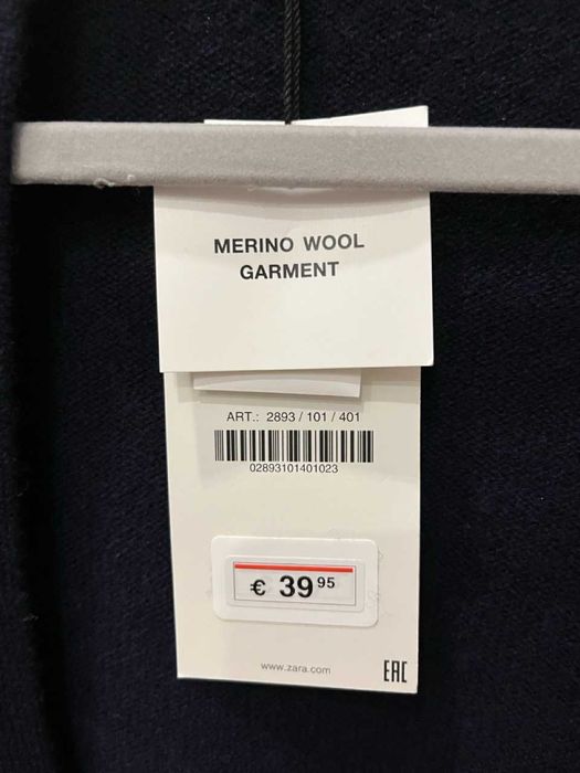 Casaco Lâ Merino Zara Novo