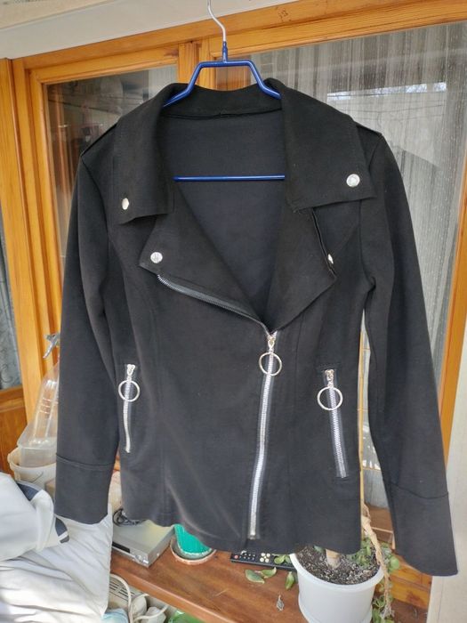 Пиджак с косой молнией S-M