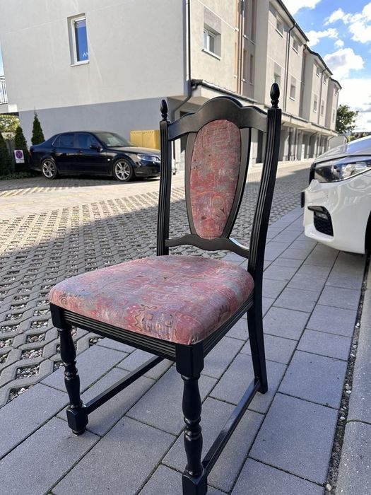 Krzesła drewniane, komplet 6 szt.