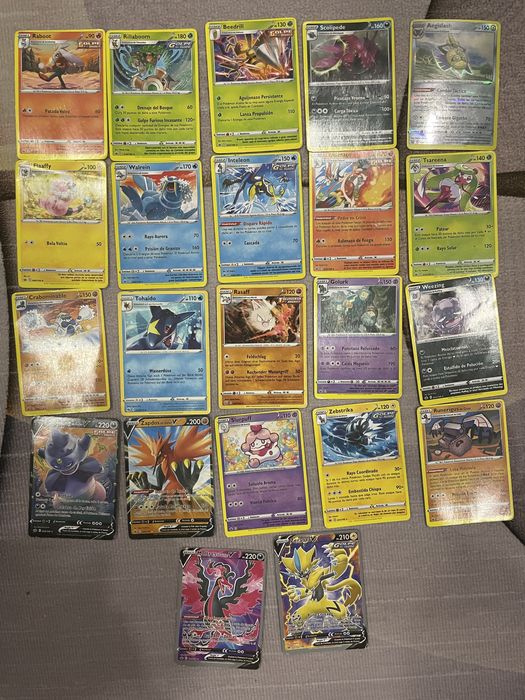Cartas pokemon com caixa metalica