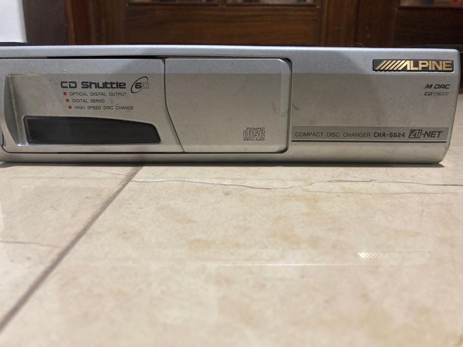 radio com caixa de cds alpine tda 7570 r