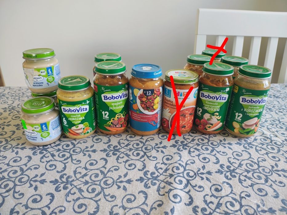Słoiczki obiadki gerber bobovita