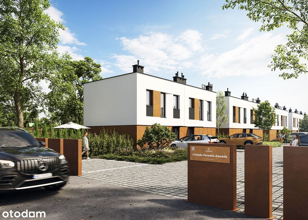 Bliźniak z ogrodem i widokiem na las | 73,45 m² | 4 pokoje