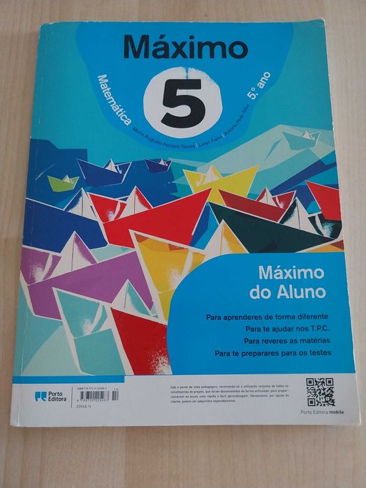 Livro - Máximo 5 - Caderno de Fichas de Matemática