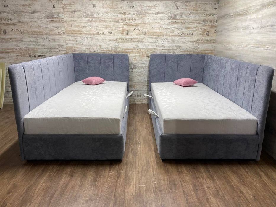 Ліжко односпальне з підйомним матрацом 90х200