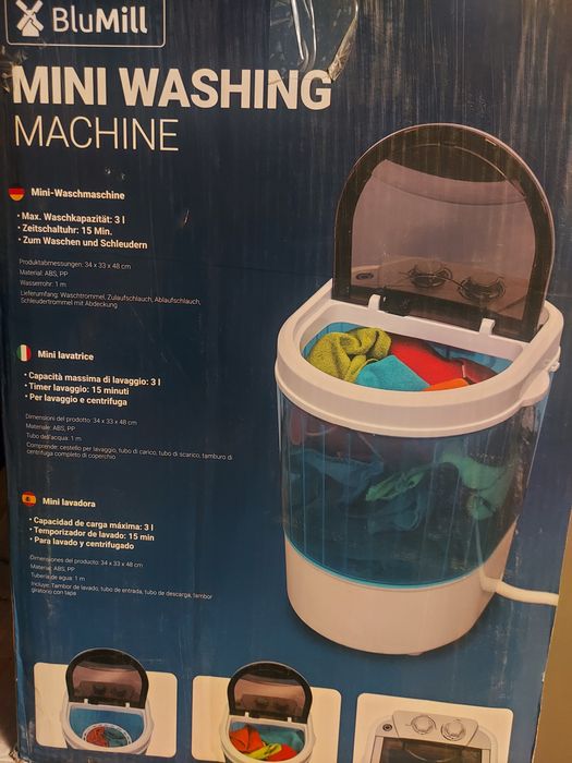 Mini pralka turystyczna