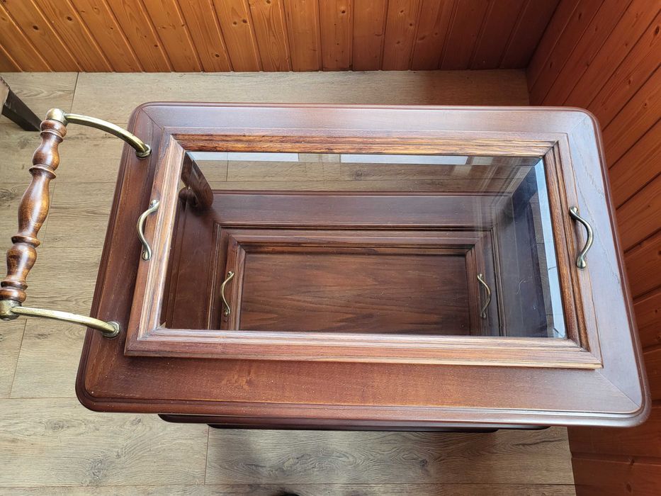 Carrinho de chá/bar com três pisos