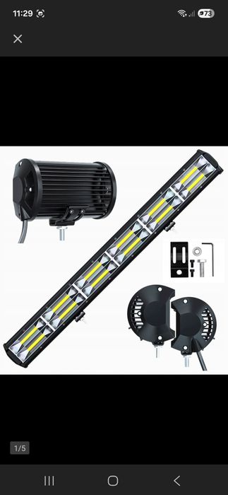 Lampa Robocza led  Off road  720W Halogen Belka  Panel  66CM NA SAMOC