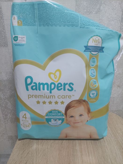 Підгузки Pampers premium care 4