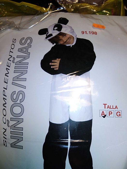 Fato carnaval panda 5 anos