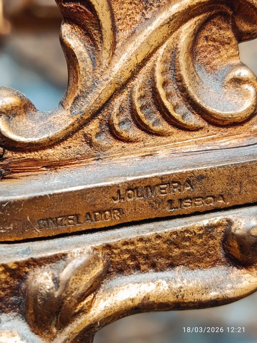 Carrinho Chá Teawagon Bronze Anos 30 Lisboa Portugal 61 cm