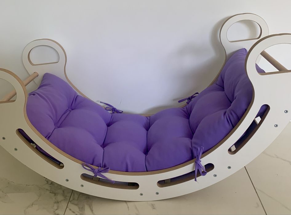 Poduszka do bujaka montessori 120 x 60 jasny beż