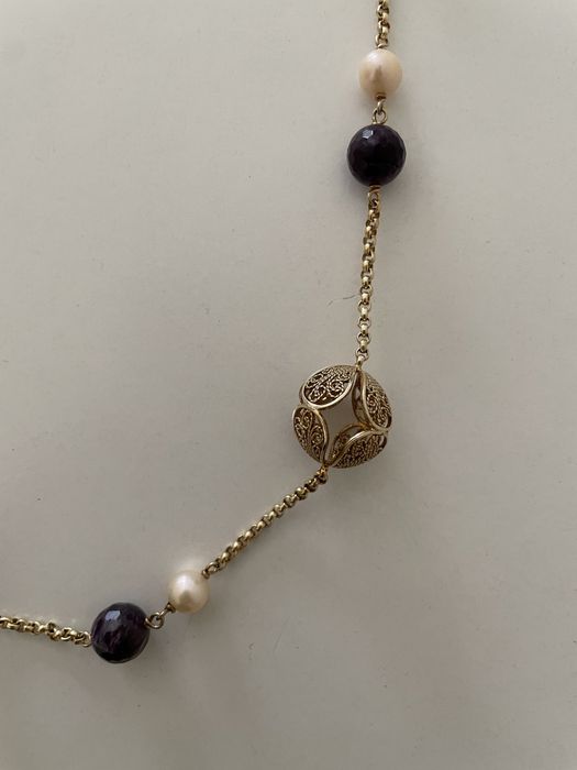 Colar filigrana coração de Viana - Prata de Lei