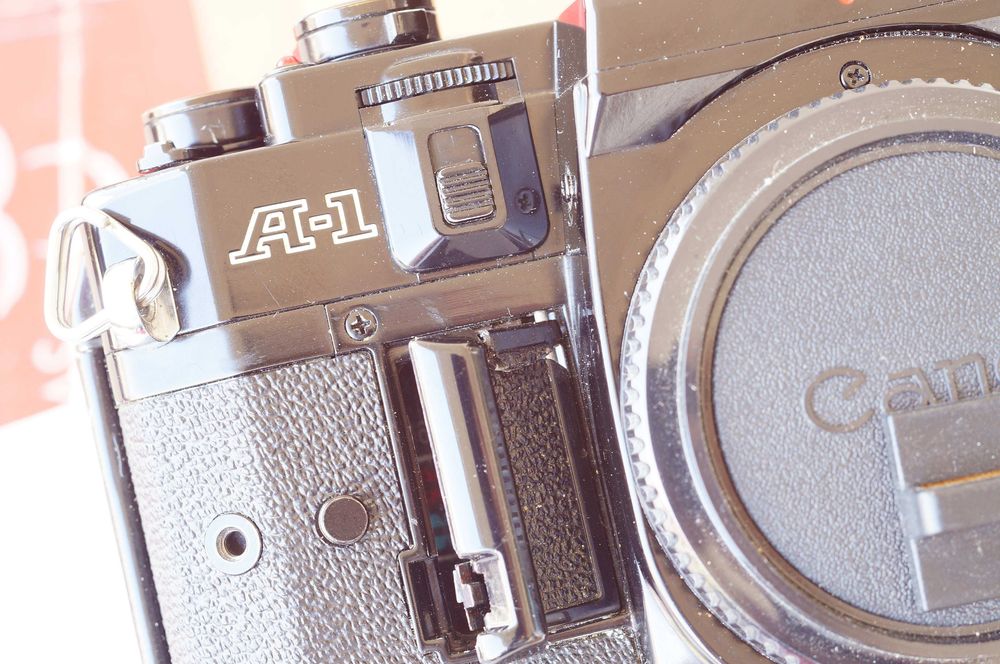 Aparat Canon A-1 sprawny w ładnym stanie drobny problem