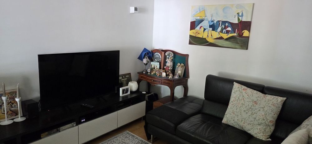 Sofa Pele Genuina com chaise longue / canto