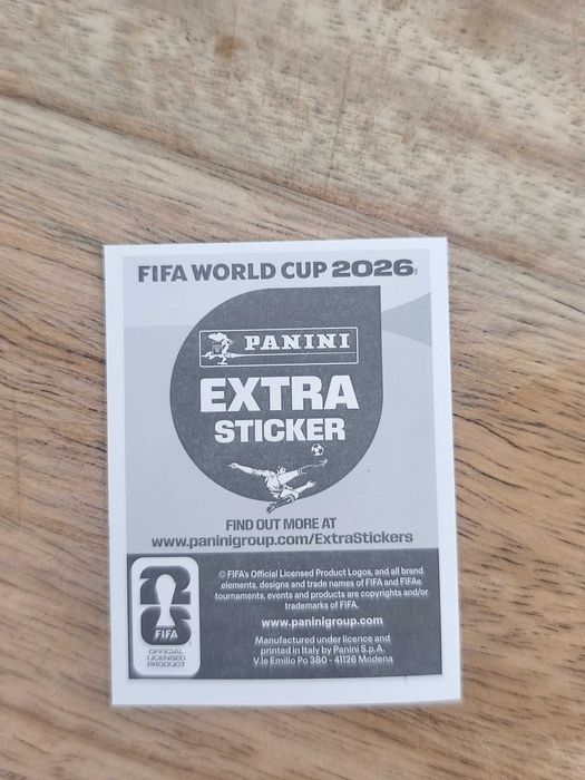 Cody Gakpo GOLD - Extra Sticker Mundial 2026