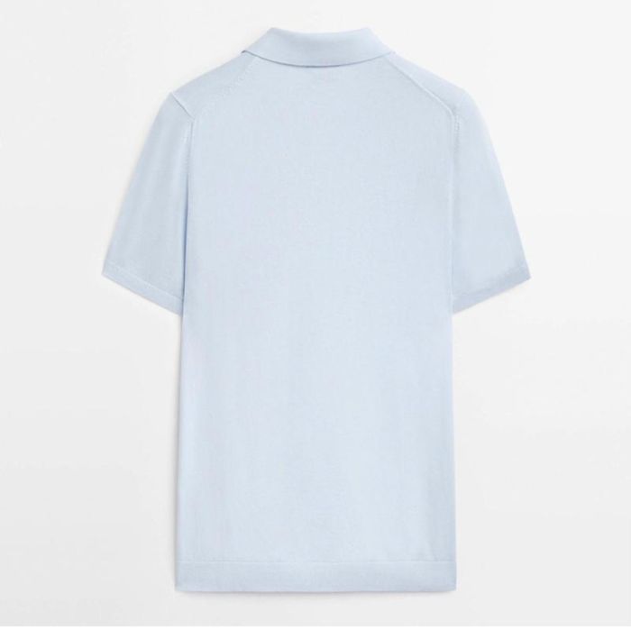 Massimo dutti extrafine cotton line поло