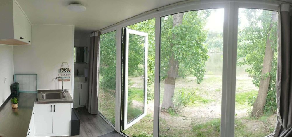 Casa móvel com vidro duplo eficiência energética A