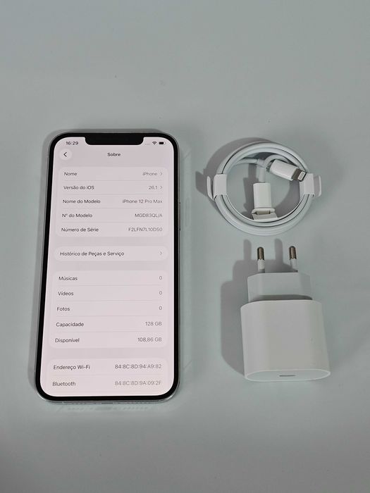 Iphone 12PRO MAX 128gb.  78% Bateria.  Muito bom. Tudo de origem.
