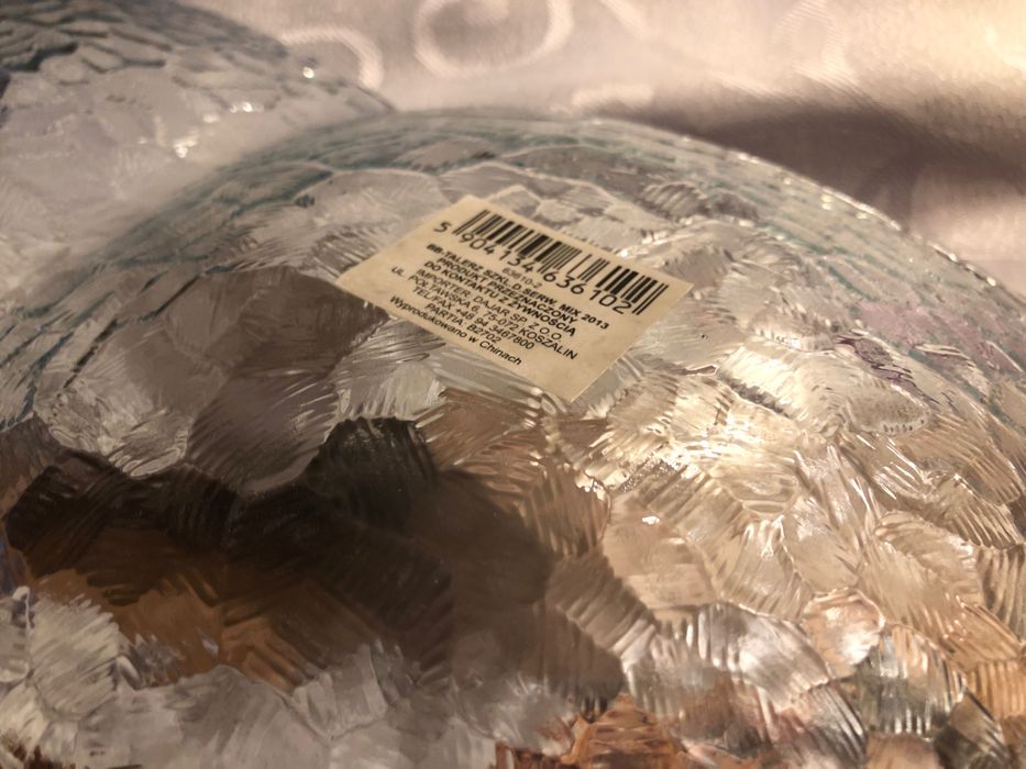 Półmisek na stół, w ciekawej fakturze i wzorze, 49 cm x 15.5 cm .NOWY