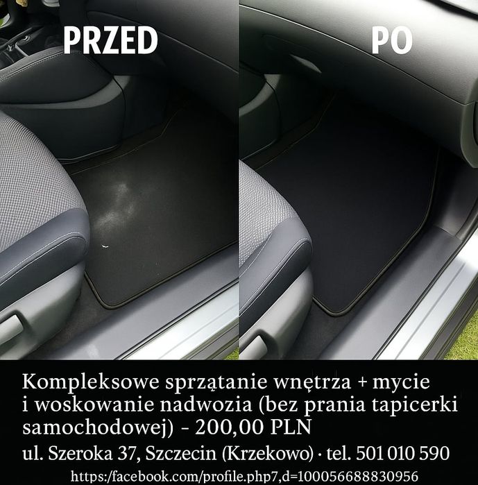 Pranie tapicerki samochodowej