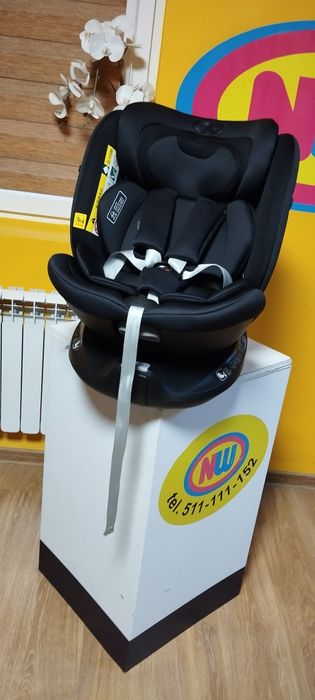 Nowy fotelik samochodowy ISOFIX obrotowy I-Size do 150 cm