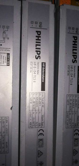 Elektroniczne  zasilacze do lamp jarzeniowych